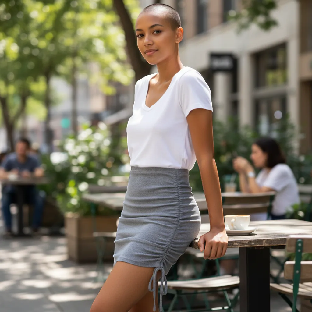 Chic Mini Skirt - Sleek High-Waist Fit & Versatile Silhouette | LINKA STREET-Linka Street