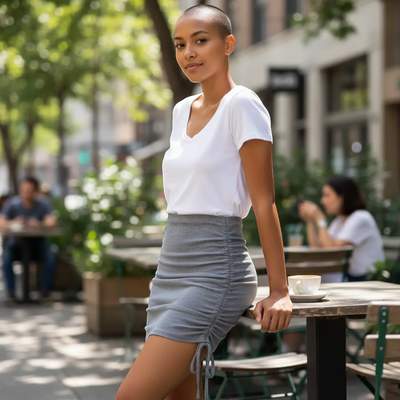 Chic Mini Skirt - Sleek High-Waist Fit & Versatile Silhouette | LINKA STREET-Linka Street