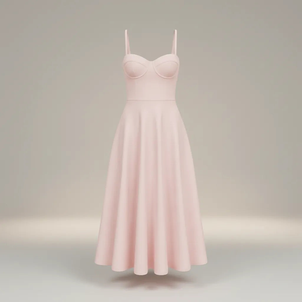 Glamour Flow Dress - Elegant Flowing Evening Gown | LINKA STREET-Linka Street