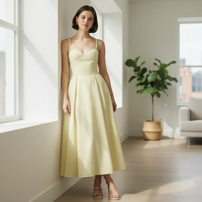 Glamour Flow Dress - Elegant Flowing Evening Gown | LINKA STREET-Linka Street