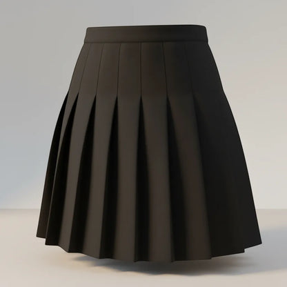 Melania Mini Skirt - Elegant High-Waist Tailored Chic | LINKA STREET-Linka Street