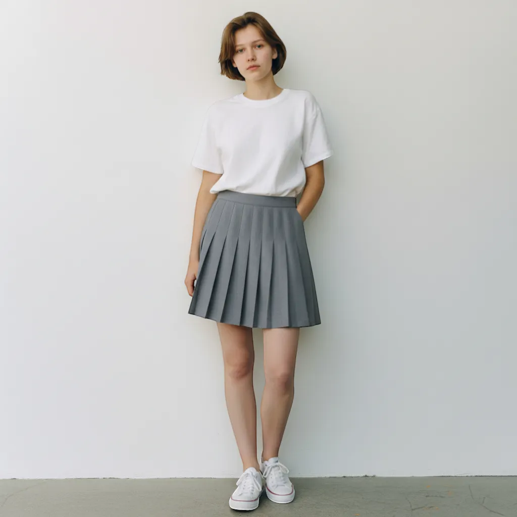 Melania Mini Skirt - Elegant High-Waist Tailored Chic | LINKA STREET-Linka Street