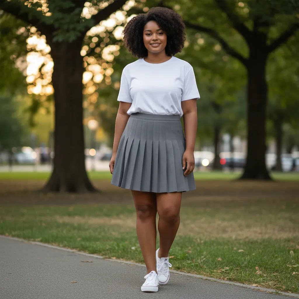 Melania Mini Skirt - Elegant High-Waist Tailored Chic | LINKA STREET-Linka Street