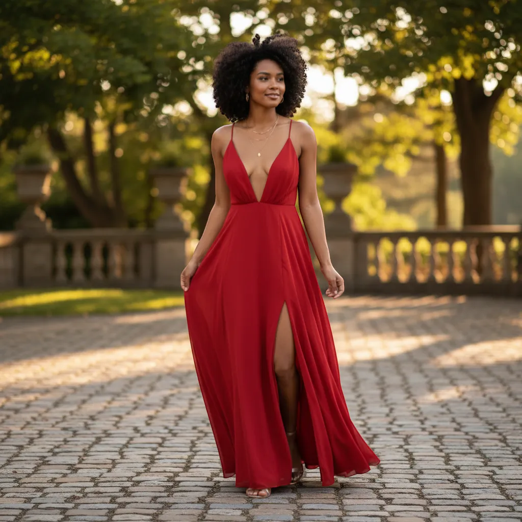 Natalia Dress - Elegant Flowing Silhouette & Timeless Chic | LINKA STREET-Linka Street