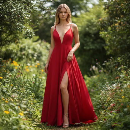 Natalia Dress - Elegant Flowing Silhouette & Timeless Chic | LINKA STREET-Linka Street