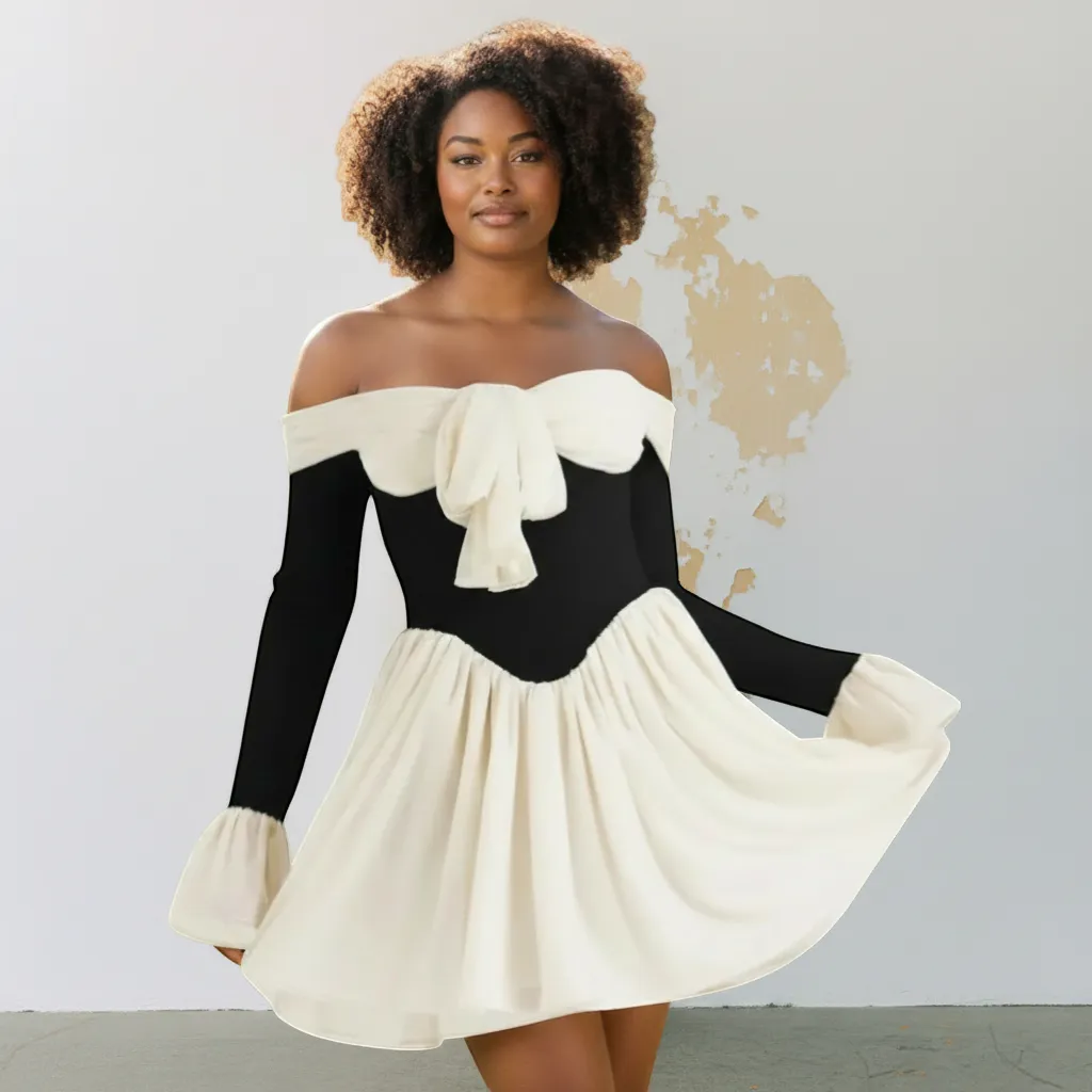 Supreme Dalia Dress - Sophisticated Elegant Evening Silhouette | LINKA STREET-Linka Street