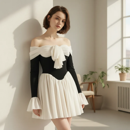 Supreme Dalia Dress - Sophisticated Elegant Evening Silhouette | LINKA STREET-Linka Street