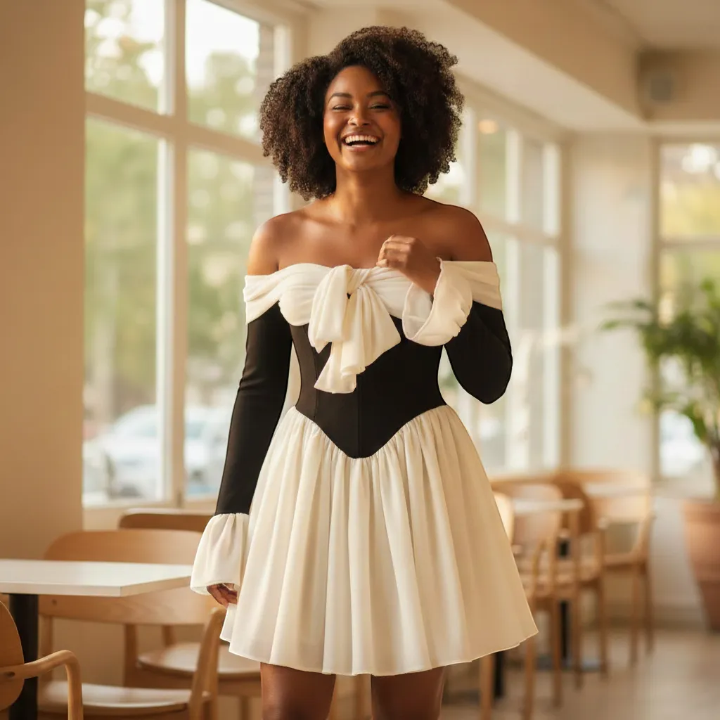 Supreme Dalia Dress - Sophisticated Elegant Evening Silhouette | LINKA STREET-Linka Street